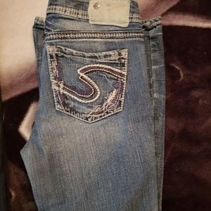 Size 27 silver jeans
